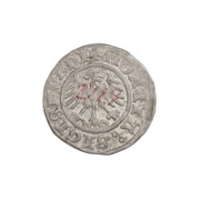 Crown half-grosz, Sigismund I the Old (King of Poland; 1506–1548). Reverse: Polish eagle; in the