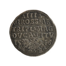 Lithuanian troika, Sigismund II Augustus (King of Poland; 1544–1572), coats of arms, Jagiellonians