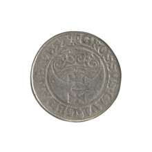 Gdansk groschen piedfort, Sigismund II Augustus (King of Poland; 1544–1572), Jagiellonians