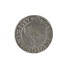 Gdansk grosz, Sigismund II Augustus (King of Poland; 1544–1572), Jagiellon dynasty. Obverse: