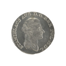 Gold crown, Stanislaw August Poniatowski (King of Poland; 1764–1795). Obverse: head of Stanislaw