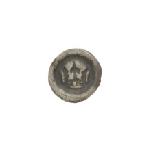 denarius - bracteate, crown II (iconographic), crowns, one-sided coins, Teutonic Knights (order),