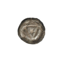 denarius - bracteate; shield with star I (iconographic); AR mark; shields; triangular shield