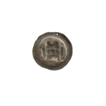 Denarius - bracteate, gate II (iconographic), Richard Antoni (1841–1894), AR punches, gates,