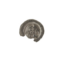 denarius - bracteate, shield with cross I (iconographic), AR marks, shields, triangular shield