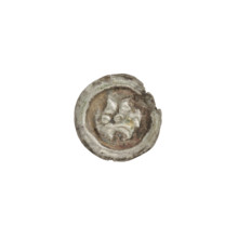 Denarius - bracteate; Gate II (iconographic) showing a gate topped with three pillars topped with