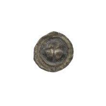 Denarius (bracteate), one-sided coin, ca. 1317/1318–ca. 1327/1328. Obverse: Latin cross with