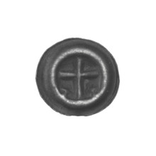 Denarius bracteate, one-sided coin (diameter 14.9 mm, weight 0.22 g), ca. 1317/1318–ca. 1327/1328,