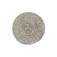 Teutonic szelag. Marcin Truchsess von Wetzhausen (Grand Master; 1477–1489). Publisher: Wesner, Hans