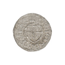 Teutonic szelag, Jan von Tiefen (Grand Master; 1489–1497), publisher Wesner, Hans (fl. 1480–?),