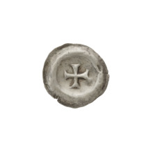 denarius - bracteate; Greek cross I (iconographic); R5 (rare); equal-armed cross (iconographic)