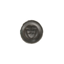 Denarius - bracteate; one-sided coin depicting a triangular shield with a cross whose arms reach