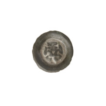 Denarius - bracteate, crown II (iconographic); crowns; one-sided coin; cross; restitution; Teutonic