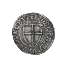 Teutonic szelag, Ulrich von Jungingen (Grand Master; 1407–1410). Maker/publisher: Mynlein Dietz (fl