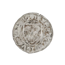 Teutonic szelag, Ulrich von Jungingen (Grand Master; 1407–1410), monastic shield of the Grand