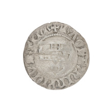 Teutonic szelag, Henryk von Plauen (Grand Master; 1410–1413), letter D (iconographic) (above the