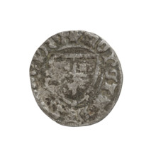 Teutonic szelag, Michal Küchmeister (Grand Master; 1414–1422). Obverse: monastic shield of the