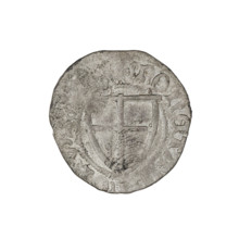 Teutonic szelag, Michal Küchmeister (Grand Master; 1414–1422). Obverse: monastic shield of the