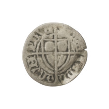 Teutonic szelag, Paul von Russdorf (Grand Master; 1422–1441). Monastic shield of the Grand Master