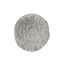 Teutonic szelag, Ludwig von Erlichshausen (Grand Master; 1450–1467). Obv.: Monastic shield of the