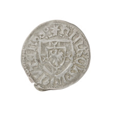 Teutonic szelag, Henryk Reuss von Plauen (Grand Master; 1467–1469); Teutonic shield (iconographic);