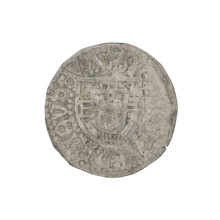 Teutonic szelag, Henryk Reffle von Richtenberg (Grand Master; 1470–1477). Obverse: Monastic shield