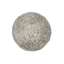 Teutonic szelag, Henryk Reffle von Richtenberg (Grand Master, 1470–1477); obverse: monastic shield
