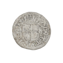 Teutonic szelag, Henryk Reffle von Richtenberg (Grand Master; 1470–1477). Monastic shield of the