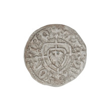 Teutonic szelag, Jan von Tiefen (Grand Master; 1489–1497); publisher: Wesner, Hans (fl. 1480–?;