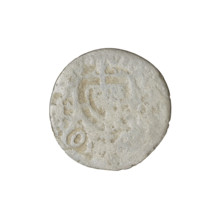 Teutonic szelag forgery from the period, Jan von Tiefen (Grand Master; 1489–1497). Teutonic shield