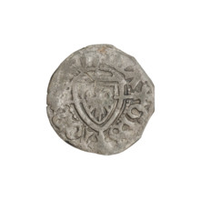 Teutonic szelag, Jan von Tiefen (Grand Master; 1489–1497); publisher: Wesner, Hans (fl. 1480–?;