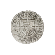 Teutonic groschen, Jan von Tiefen (Grand Master; 1489–1497), publisher: Wesner, Hans (fl. 1480–?),
