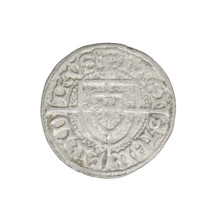 Teutonic groschen, Frederick of Saxony (Grand Master; 1498–1510); publisher: Wesner, Hans (fl.