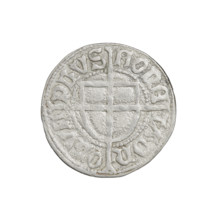 Teutonic groschen, Frederick of Saxony (Grand Master; 1498–1510); publisher: Hans Wesner (fl.