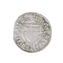 Teutonic groschen, Frederick of Saxony (Grand Master; 1498–1510); publisher: Hans Wesner (fl.