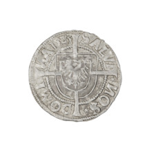 Teutonic groschen, Albrecht Hohenzollern (prince in Prussia; Grand Master; 1490–1568); Wille,
