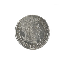 Gdansk trojak, Sigismund II Augustus (King of Poland; 1544–1572), Jagiellonians (dynasty). Obverse: