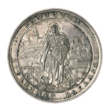 Souvenir of the Centenary of the Constitution of May 3; artist: Juliusz Kossak (1824–1899);
