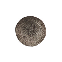 szelag; maker: Gerhard Lentz; publisher: Casper Lauterbach; rarity R1. Obverse: Prussian eagle with
