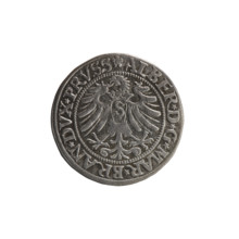 Albrecht Hohenzollern (Prince of Prussia; 1490–1568) — coin, 1533, Königsberg, Ducal Prussia
