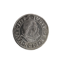 Albrecht Hohenzollern (Prince of Prussia; 1490–1568) — coin, 1533, Königsberg, Ducal Prussia
