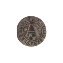 szelag by Hans Nimptsch (Nimsch), 1550. Silver coin (diameter 19.2 mm, weight 0.84 g, axis 225°).