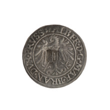 Groschen with countersignature of the City of Gdansk, 1577; publisher: Jost Ludwik Decius (fl.