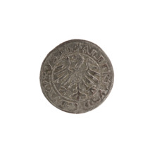 szelag by Hans Nimptsch (Nimsch), R (rarity). Obverse: Prussian eagle with crowned letter S on its