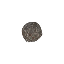 Denarius, Nimptsch (Nimsch), Wolf, R5 (rarity); obverse: in beaded border the letter A beneath the