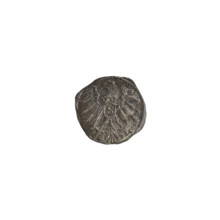 Denarius, Nimptsch (Nimsch), Wolf, R5 (rarity); obverse: in beaded border the letter A beneath the