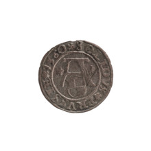 szelag by Gerhard Lentz and Casper Lauterbach, R1 (rarity). Obverse: Prussian eagle with crowned