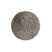 Decius, Jost Ludwik (fl. 1528–1535). Obverse: Prussian eagle, on its chest a crowned letter S; in