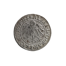 grosz, Decius, Jost Ludwik (fl. 1528–1535), Albrecht Hohenzollern (Prince of Prussia; 1490–1568) —