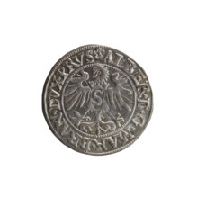 grosz, Decius, Jost Ludwik (fl. 1528-1535), Albrecht Hohenzollern (Prince of Prussia; 1490-1568) -